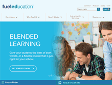 Tablet Screenshot of fueleducation.com